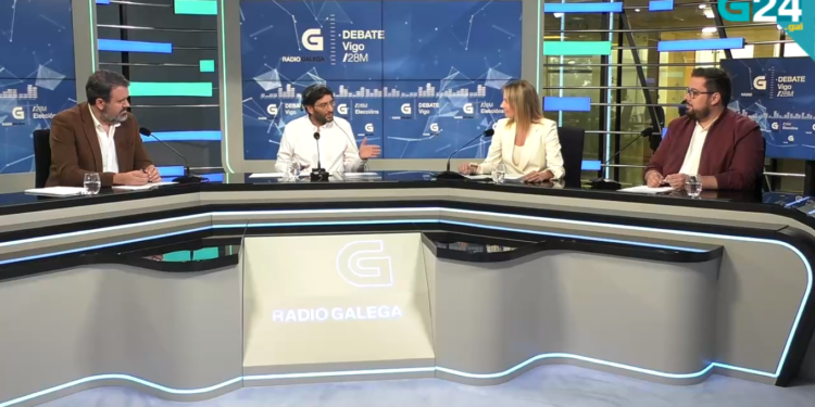 PP, Marea y BNG proponen un Vigo más “plural” y “serio” en un debate con ‘plantón’ de Caballero