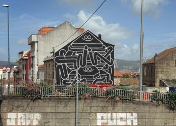 Vigo suma su primer mural de arte urbano del año y ya tiene en marcha otros cuatro