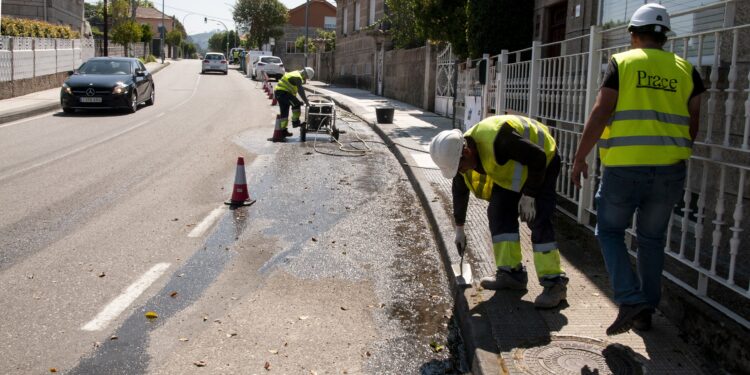 La Estrada do Vao inicia su “transformación” con más espacio para peatones y mejoras en los cruces
