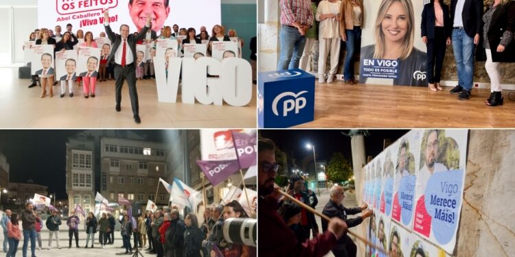Vigo inicia la campaña para las municipales sabiendo quién ganará y con la única duda del reparto de actas