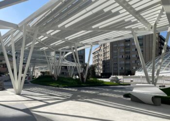 La plaza Fernández del Riego, lista para su completa apertura con opción a dos terrazas de hostelería