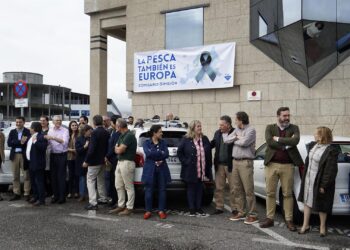 Los armadores de Vigo piden la dimisión del comisario de Pesca en una jornada de protestas en el sector