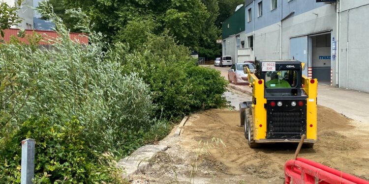 El BNG denuncia obras del Concello de Vigo «abiertamente ilegales» en el entorno del Lagares
