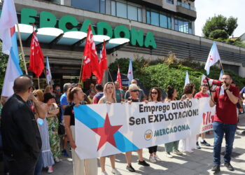 Protesta ante Mercadona en Vigo: la CIG se rebela contra “los abusos y los despidos injustificados”