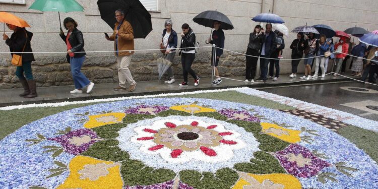 Empieza el proceso para declarar BIC del Patrimonio Inmaterial la fiesta del Corpus de Ponteareas