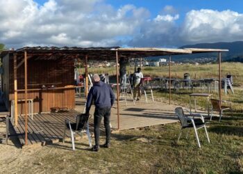 Cifra récord para explotar un chiringuito municipal en Nigrán: 8.500 euros al mes en Praia América