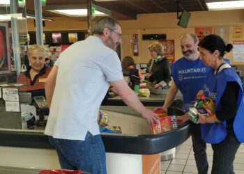 Recaudación récord para el Banco de Alimentos de Vigo durante el Mayo Solidario de Gadis