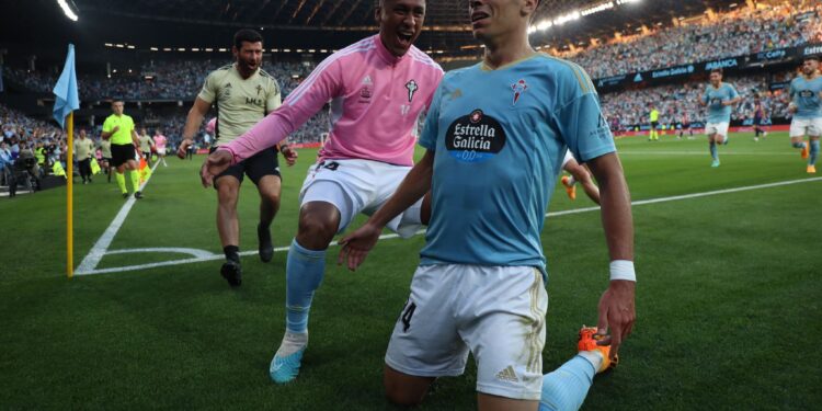 Gabri Veiga regala su magia a Balaídos para salvar al Celta