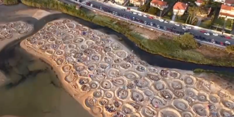 San Juan convirtió Praia América en un espectacular pero nada sostenible escenario lunar