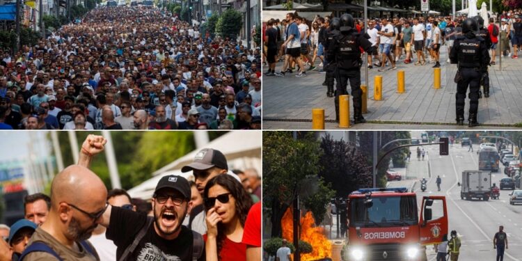 El metal vuelve a las calles de Vigo casi sin incidentes y anuncia dos días más de huelga