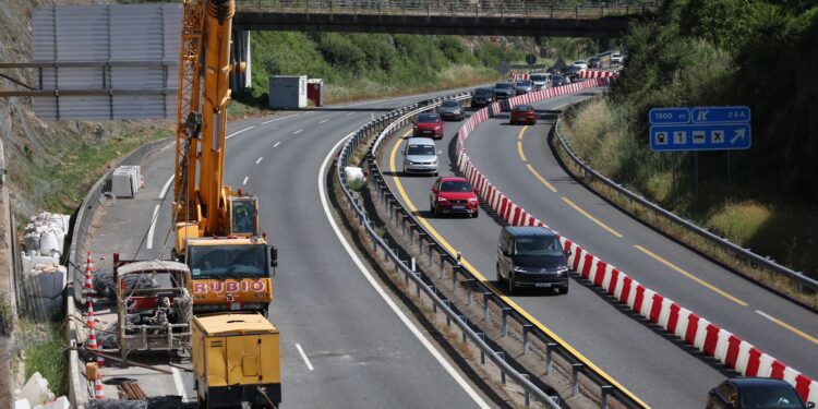 Nuevos cortes de tráfico por las obras de conexión de la autovía Tui-A Guarda con la A-55