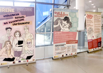 Una exposición conciencia en Vigo sobre la violencia sexual en la juventud