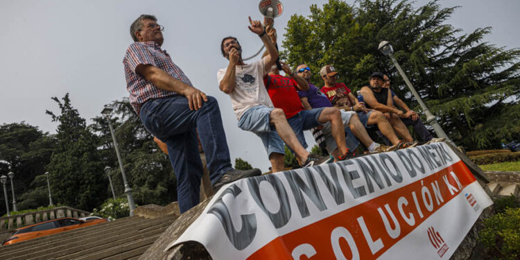 CCOO dice ‘no’ al preacuerdo del convenio del metal de Pontevedra, pero basta con el ‘sí’ de CIG y UGT