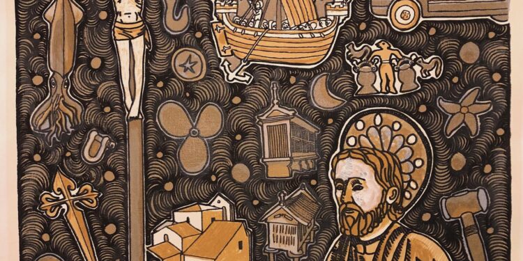 Santiago visto por Villalobos