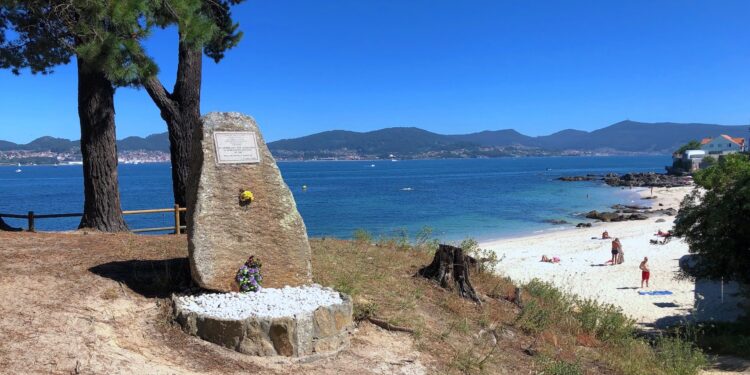 Triste recuerdo a orillas del mar de Vigo