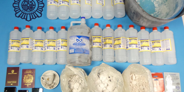 Intervienen cinco kilos de cocaína y detienen a dos personas en un céntrico hotel de Vigo