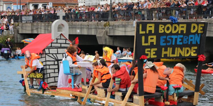 Los artefactos de ‘Flota como Poidas’ vuelven a Ramallosa con premios y el sorteo de un kayak