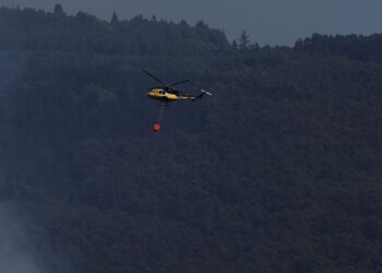 Estabilizado un incendio forestal en Mos que ha calcinado 3,29 hectáreas