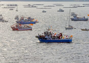 Así será la procesión marítima de la Virgen del Carmen, que se podrá ver desde varios puntos de Vigo