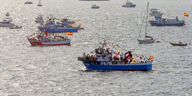 Así será la procesión marítima de la Virgen del Carmen, que se podrá ver desde varios puntos de Vigo