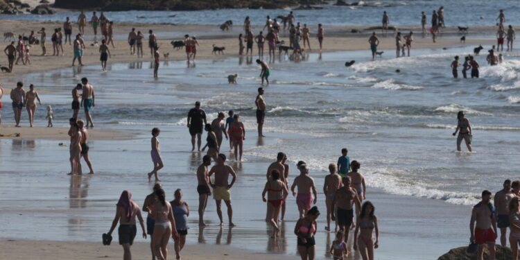 Activado el aviso naranja por altas temperaturas en trece municipios del área metropolitana de Vigo