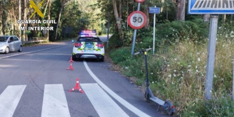 Da positivo en drogas cuando circulaba en patinete eléctrico por una vía interurbana: multa de 1.200 euros