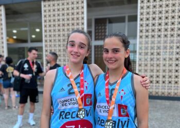 Dos viguesas en la selección sub 12 de baloncesto