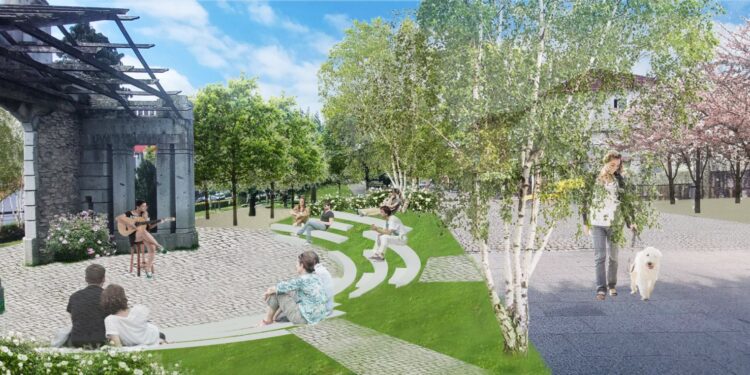 Comienza en O Porriño la humanización del antiguo campo da feira, con una inversión de un millón de euros