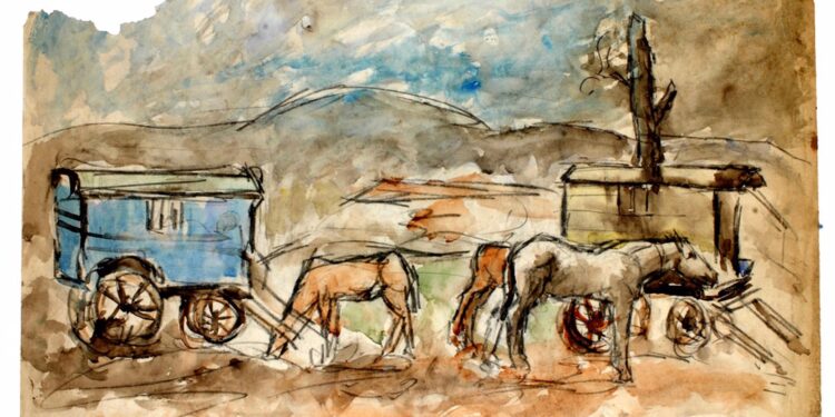 La Fundación Laxeiro expone por primera vez siete obras sobre papel, a lápiz, carboncillo y acuarela, de la época adolescente del artista gallego. Entre este jueves 3 de agosto y el 15 de octubre, la fundación ubicada en Vigo expondrá las obras, datadas a finales de los años veinte y principios de los años treinta, bajo el título 'Laxeiro, paisajes de adolescencia'. CULTURA FUNDACIÓN LAXEIRO