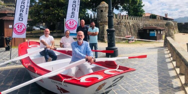 Baiona se prepara para la Regata de Gamelas que da inicio a las Fiestas de la Anunciada