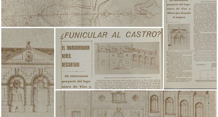 El proyecto de un funicular a O Castro