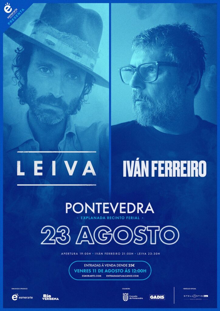 Leiva e Iván Ferreiro se vuelven a unir en las Rías Baixas: venta de entradas y precios