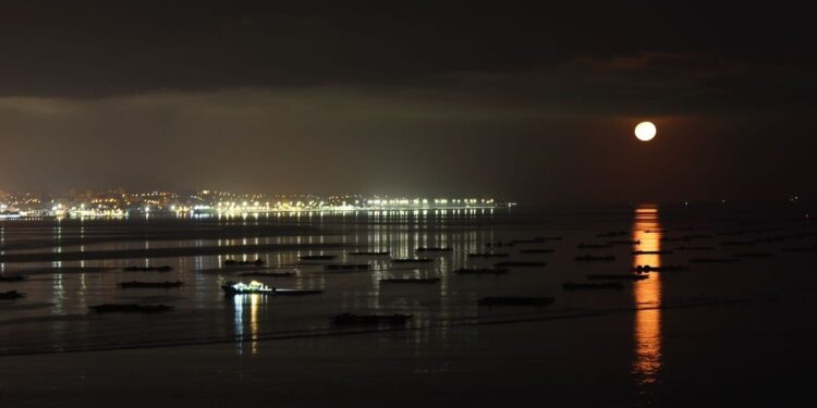 Madrugada con temperaturas por encima de los 20 grados en la mitad sur de la provincia de Pontevedra