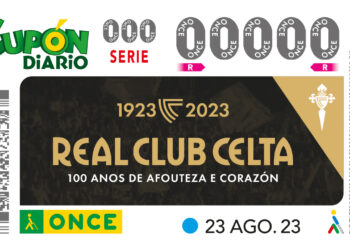 El cupón de la ONCE celebra los ‘100 anos de afouteza e corazón’ del Celta