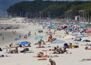 Vigo roza los 27ºC de madrugada tras vivir el día más caluroso del año