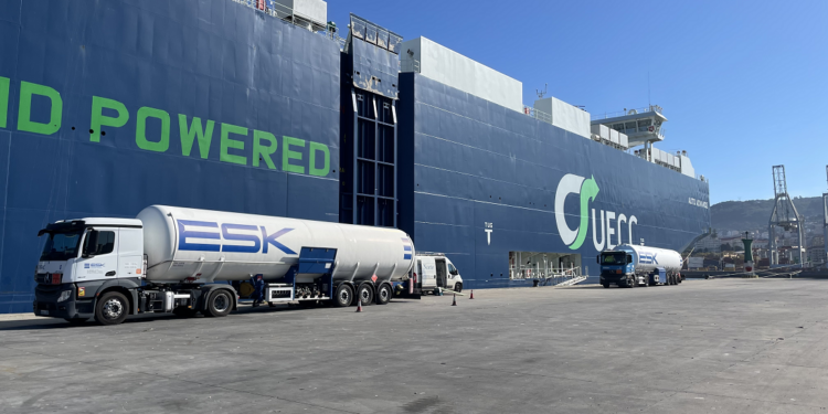 Gas natural licuado como suministro marino en el puerto de Vigo