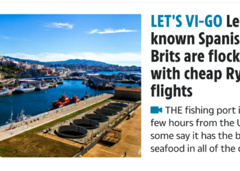 The Sun se suma a la lista de periódicos británicos rendidos al atractivo de Vigo