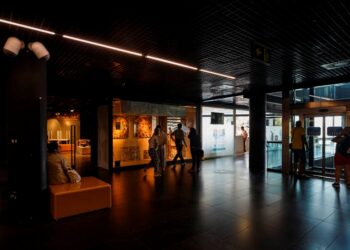 Detenido un joven en Vigo tras romper la puerta de acceso a un centro comercial