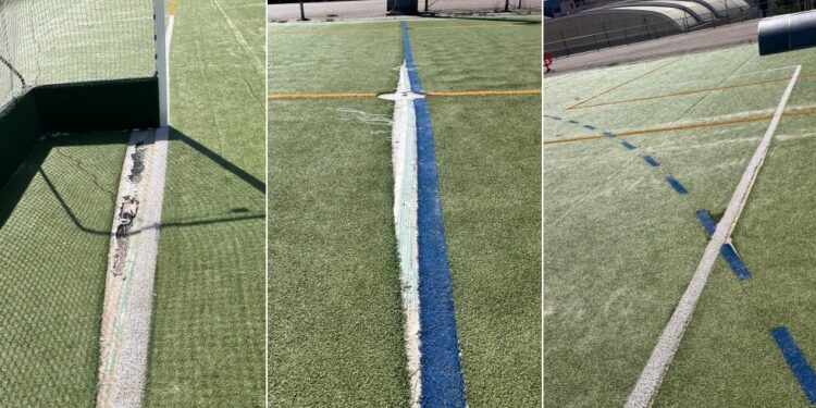 El PP de Vigo reclama a Caballero que repare de manera inmediata el césped del campo de As Travesas