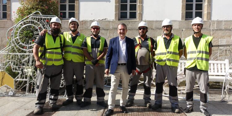 Vigo empezará a instalar el alumbrado de Navidad este martes, 12 de septiembre