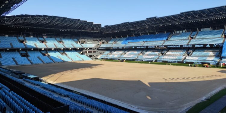 El Celta cambiará el césped de Balaídos tras el partido contra el Alavés
