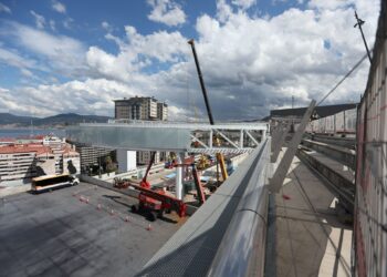 El túnel de Lepanto seguirá cerrado otro mes por las obras del ascensor Halo
