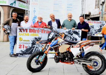 Los motores volverán a rugir en el velódromo de O Porriño con la Dirt Track Xacob Agra