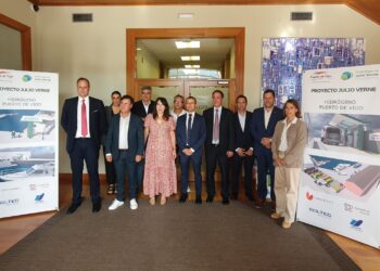 Gasolineras gallegas se unen al proyecto Julio Verne del puerto de Vigo con tres dispensadores de hidrógeno