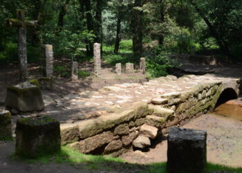 El Camino Portugués rehabilita el puente medieval de San Simón, en Tui