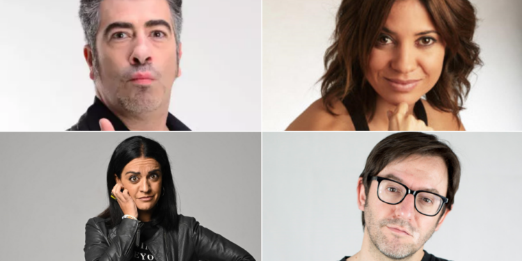 Agustín Jiménez y David Navarro vienen ‘A Rir a Vigo’ con un espectáculo presentado por dos viguesas