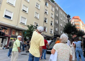 El edificio incendiado en Vigo estaba pendiente de desalojo, pero no presentaba daños estructurales