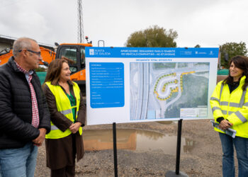 Comienzan las obras del aparcamiento disuasorio de Nigrán, que ofrecerá 72 plazas junto a la AG-57