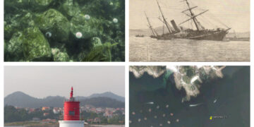 Las temibles rocas de la ría de Vigo junto a Cangas se han cobrado una larga factura de buques a lo largo de los siglos