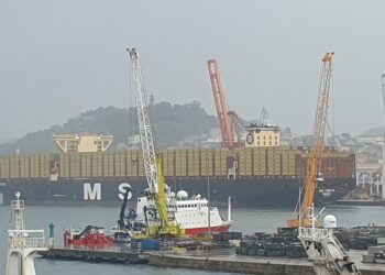 Atraca en Vigo el ‘MSC Türkiye’, el mayor portacontenedores del mundo